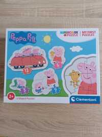 Puzzle świnka Peppa clementoni 2+