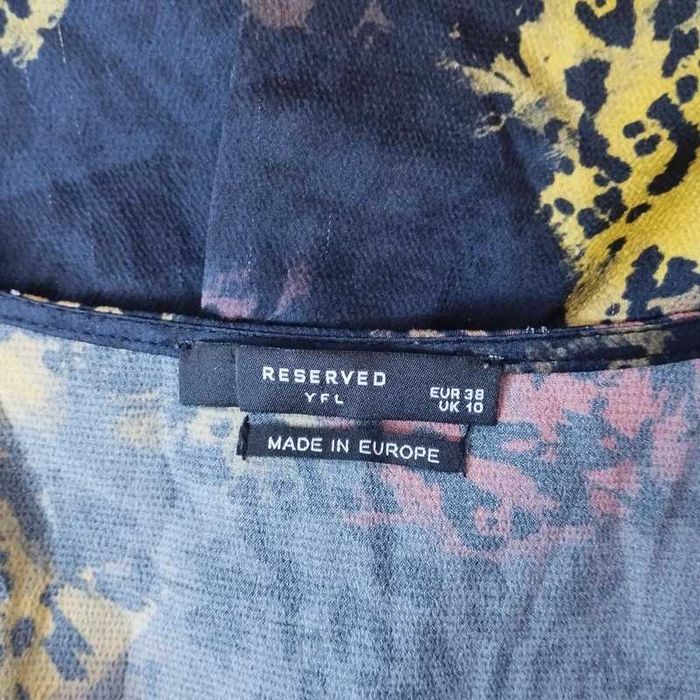 Zwiewna sukienka z długim rękawem Reserved, r. 38/42