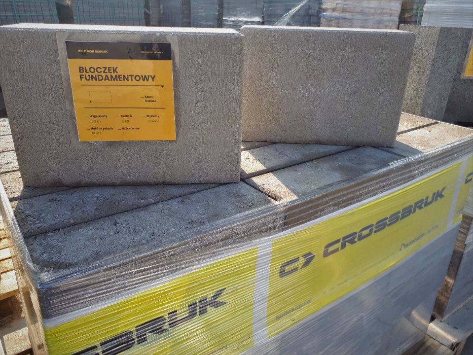 Bloczek betonowy 12x24x36 cm - Dobre Miasto