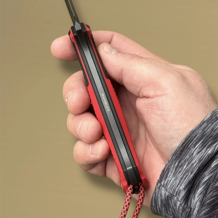 Nóż MK Knives & Tools Rambler Vanadis 23 Red/Black G10 Carbon Holstex