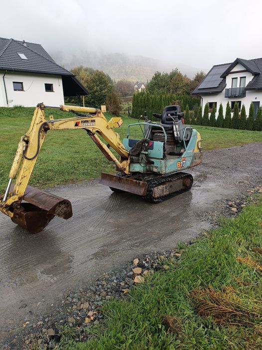 Minikoparka mini koparka yanmar b17 wozidlo