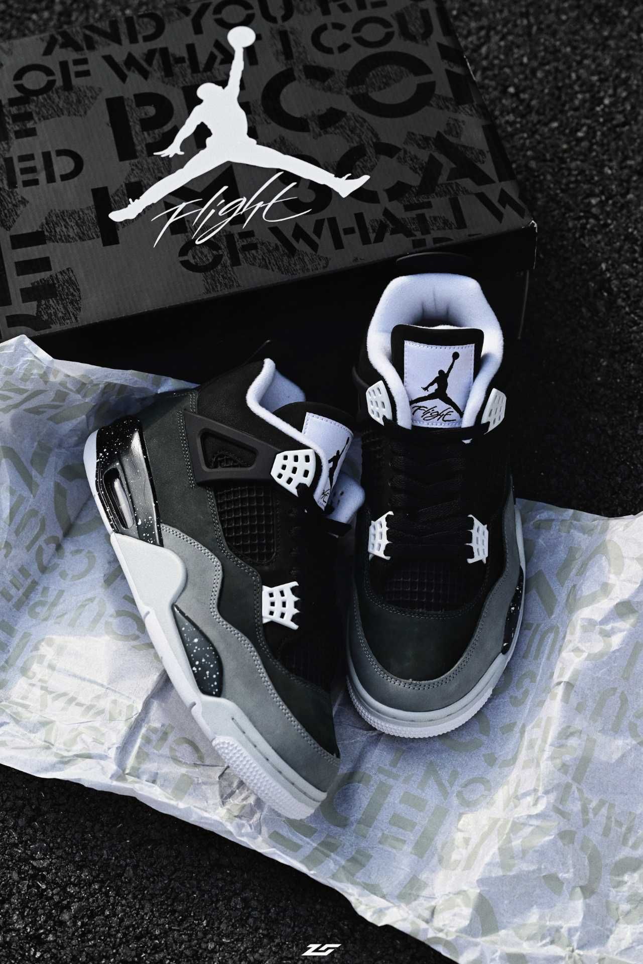 Jordan4Air4Retro Fear UnisexTrampki R.43