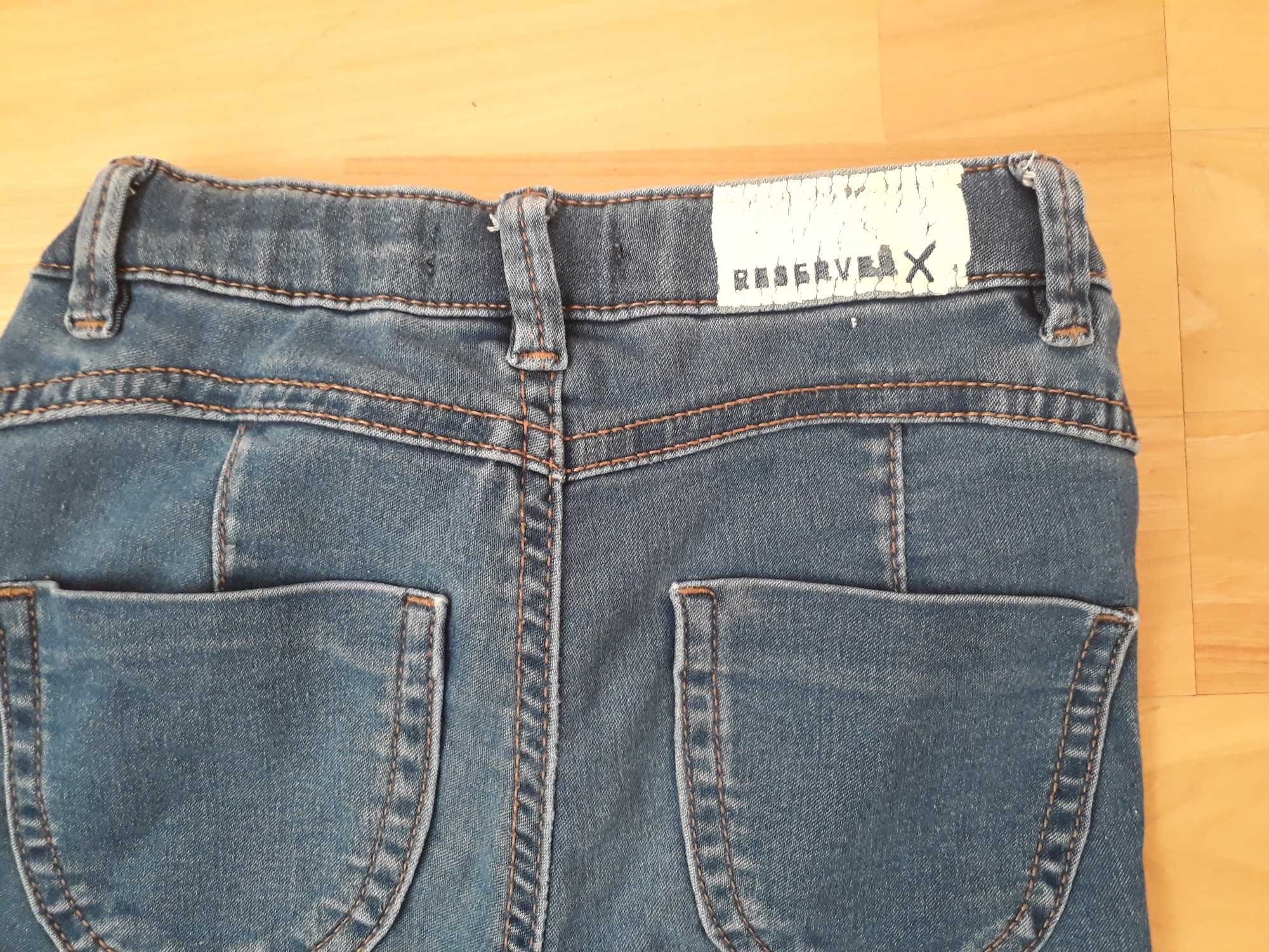 Spodnie Reserved R128 7-8 lat Dla Dziewczynki Jeans