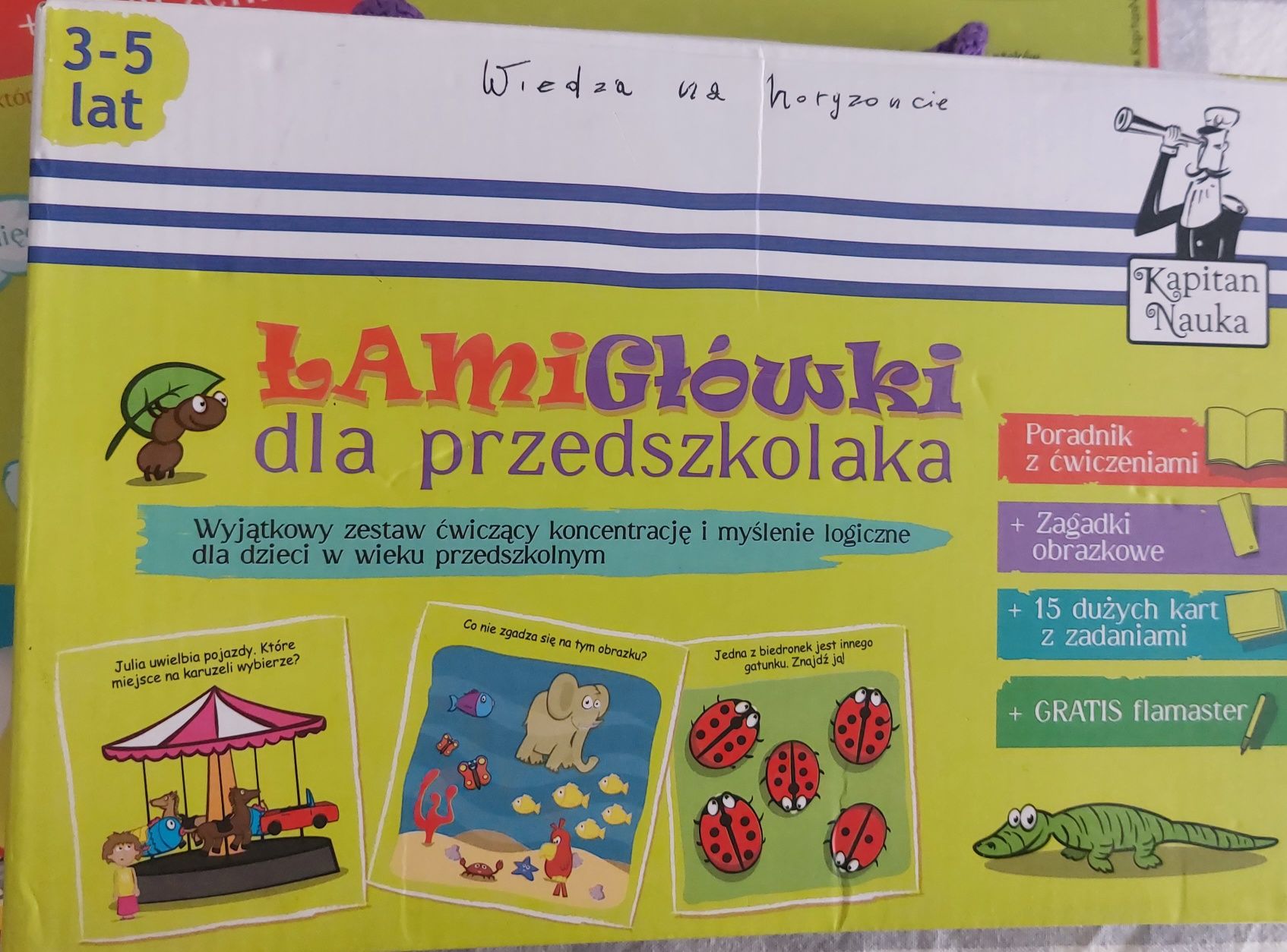 Łamigłówki dla przedszkolaka 3-5 lat