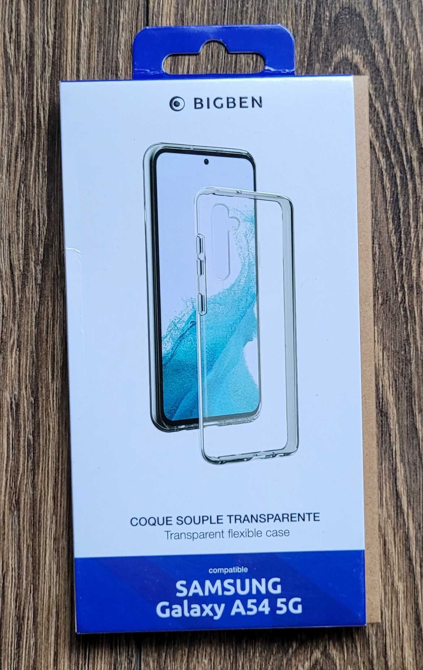 Etui BigBen Silisoft case Samsung Galaxy A54 5G clear bezbarwne NOWE