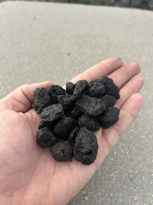 GRYS LAWOWY Lawa 8-16 Lava Czarna Brązowa Kamień Wulkaniczny Akwarium