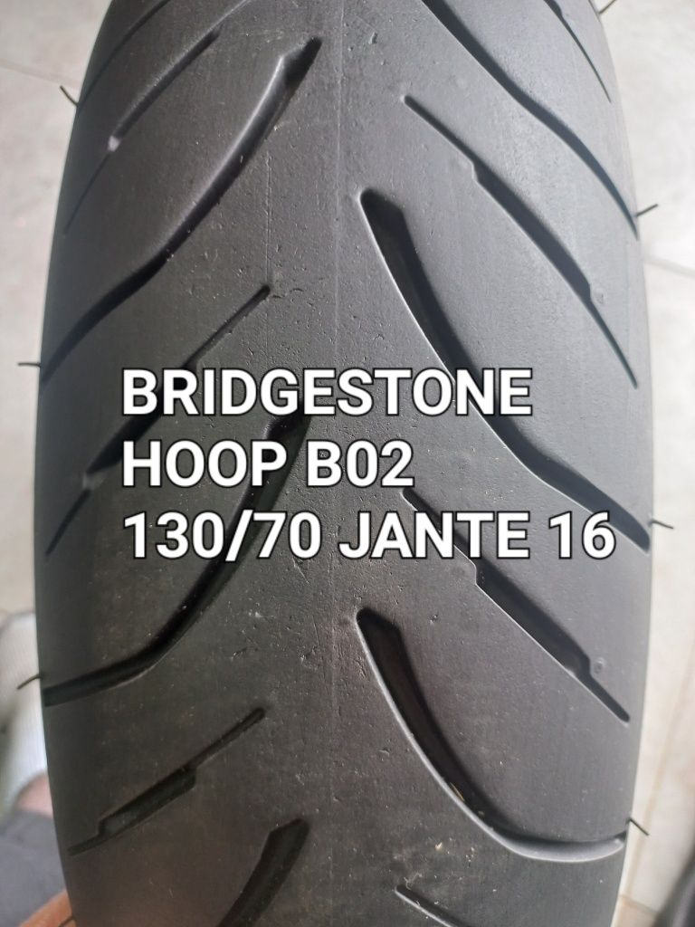 pneu seminovo  mota 130/70 jante 16 brisdgestone hoop