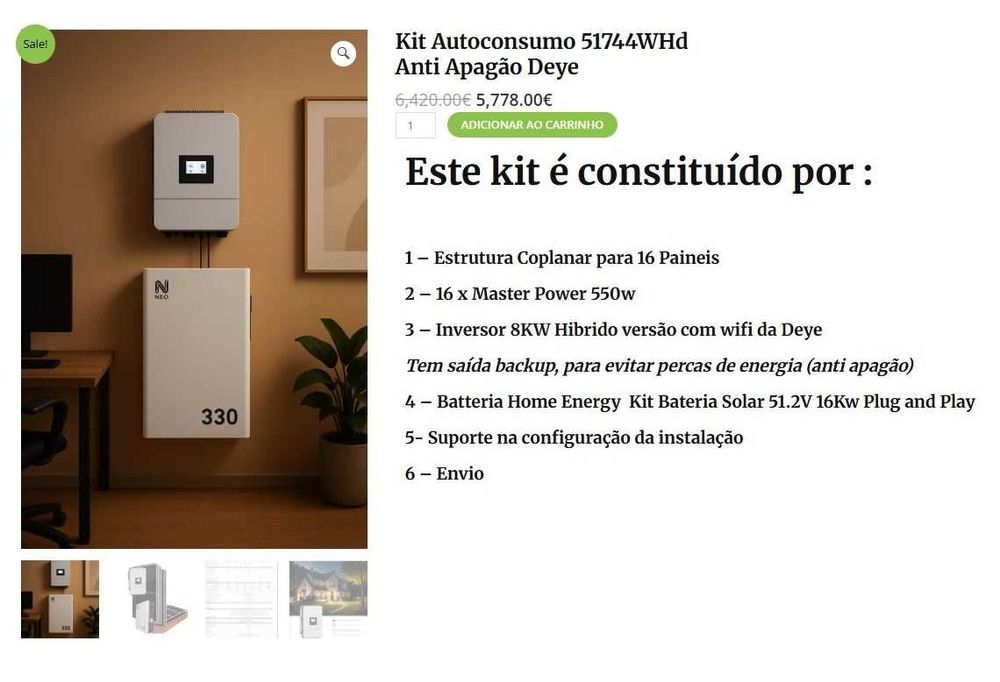 Kits solares anti-apagão black week friday aproveita
