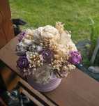 Flower box candle