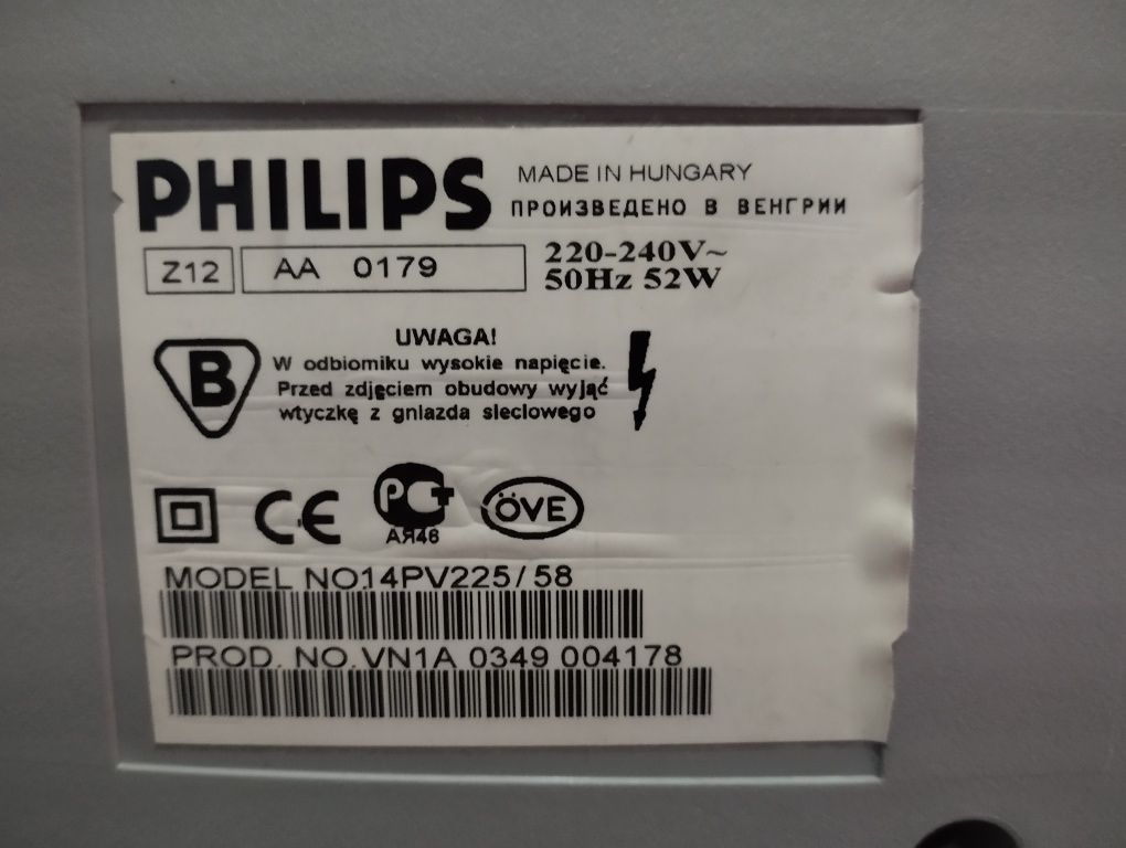 Telewizor CRT Philips na części .Dostawa olx