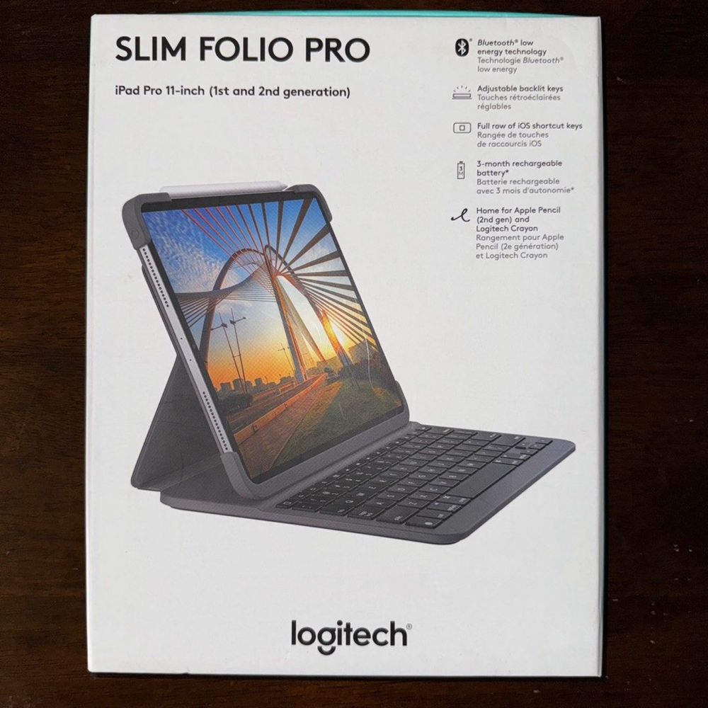 Logitech Slim Folio Pro, iPad 11”