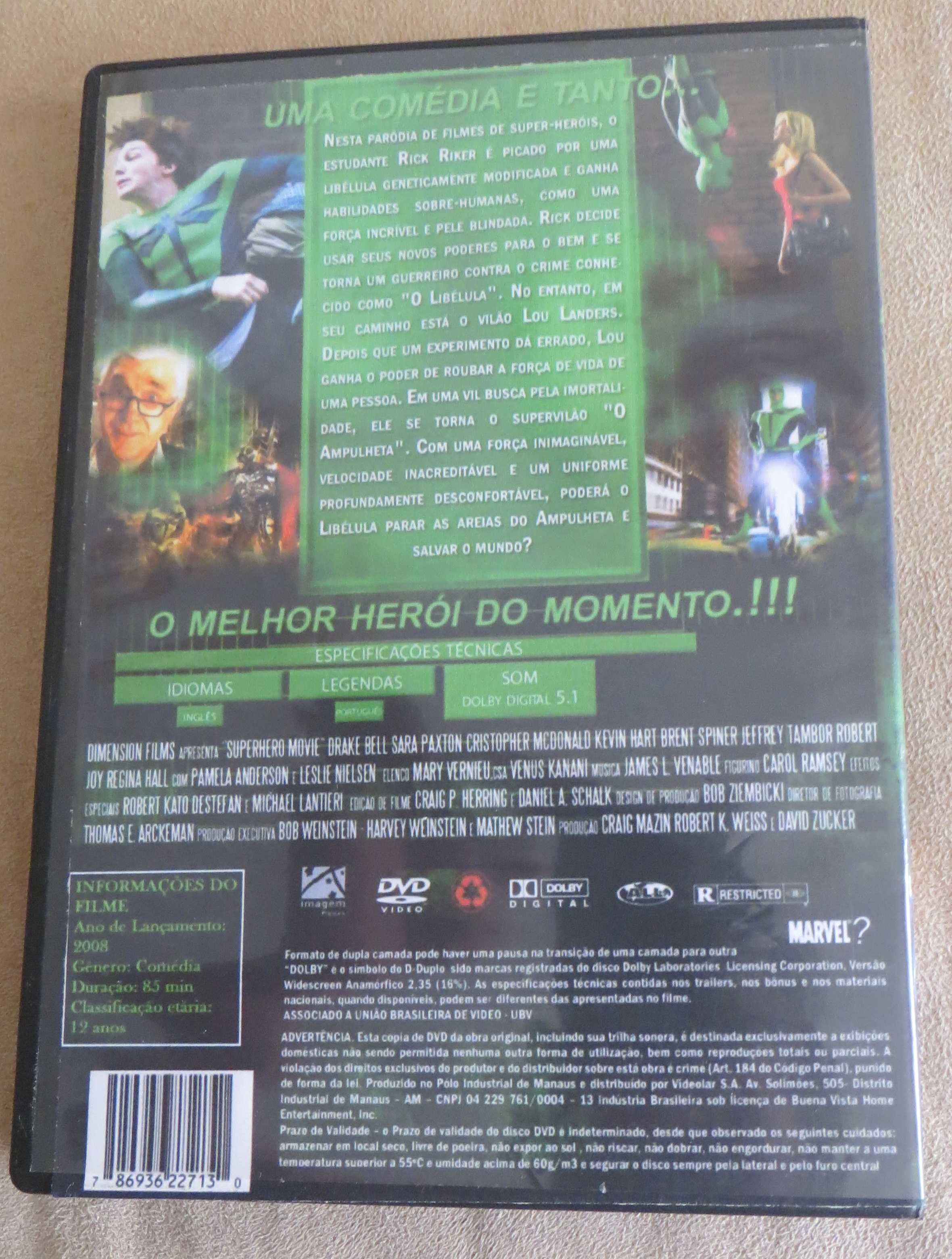Personagem Boneco Smurfs + oferta Filme DVD Super Heróis O Filme