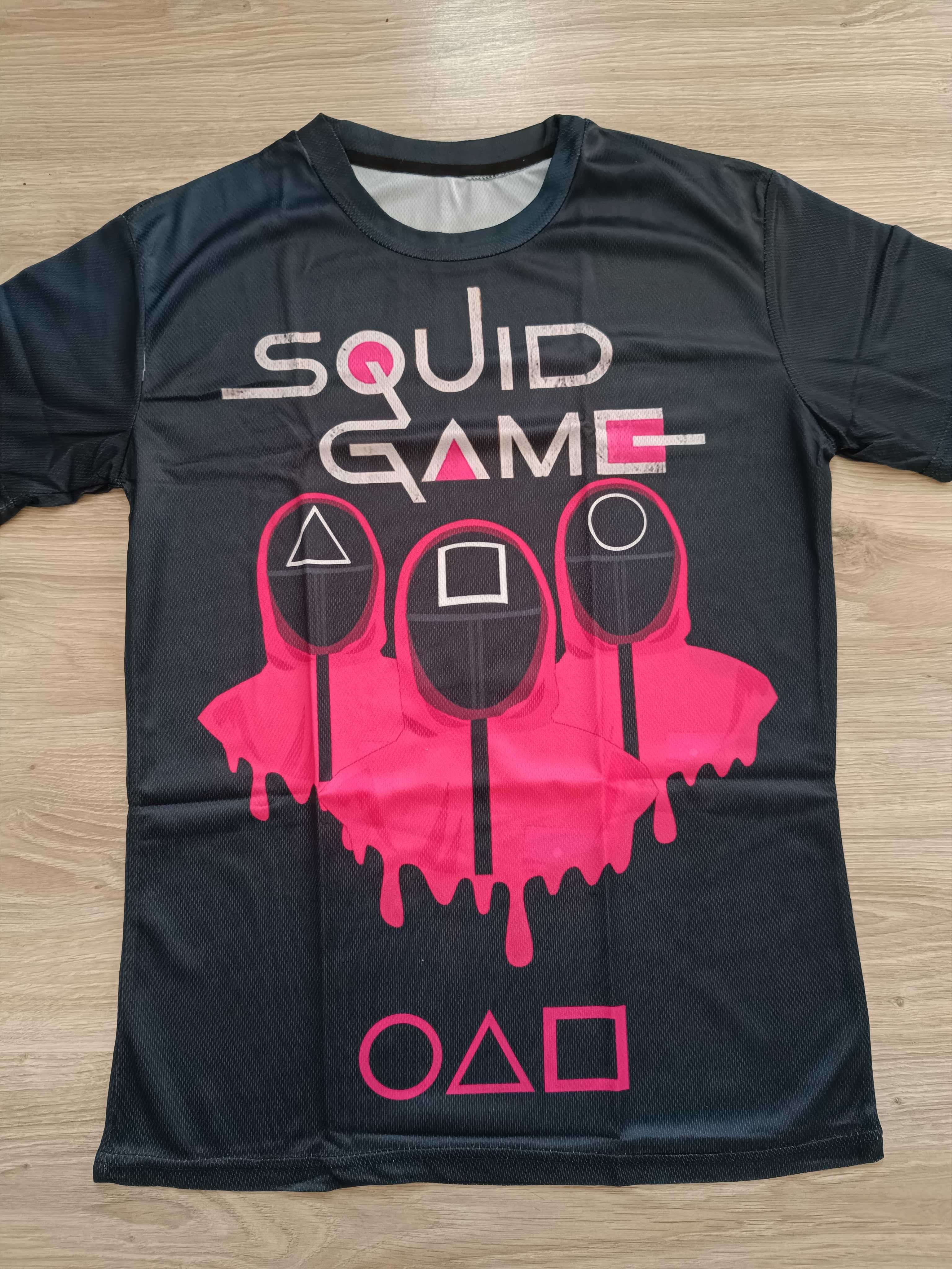 Nowa koszulka męska T-shirt squid game S