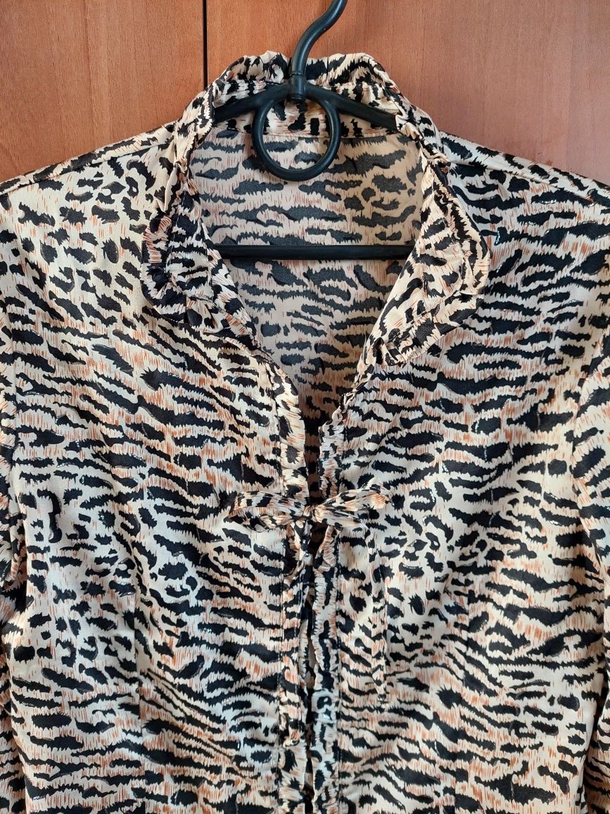 Блуза женская леопард