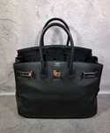 Сумка Hermes Birkin 35 Togo Leather чёрная кожаная