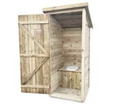 Toaleta drewniana WC ogrodowe 90 x 100 cm