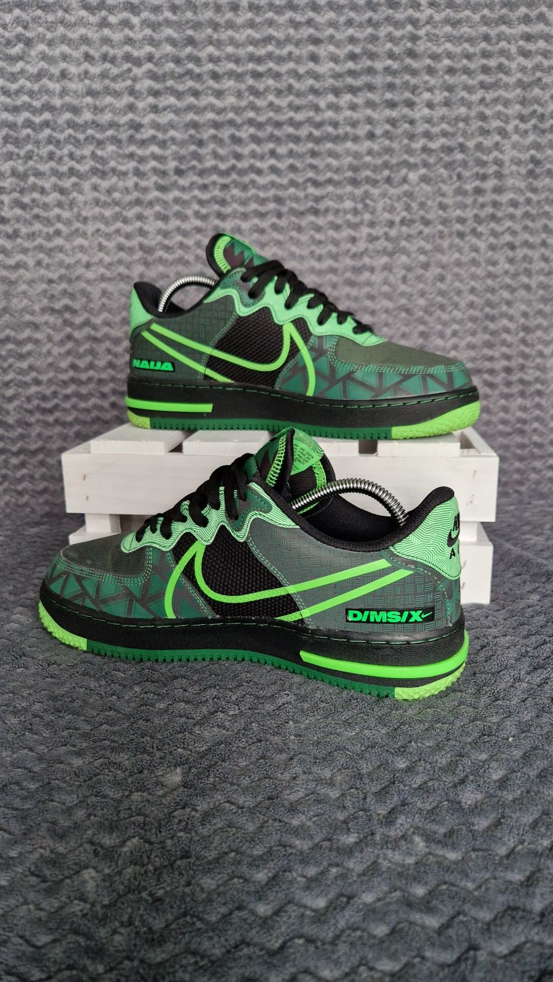 Nike Air Force 1 React QS Naija - rozm. 42,5 - sportowe buty AF1  MEN