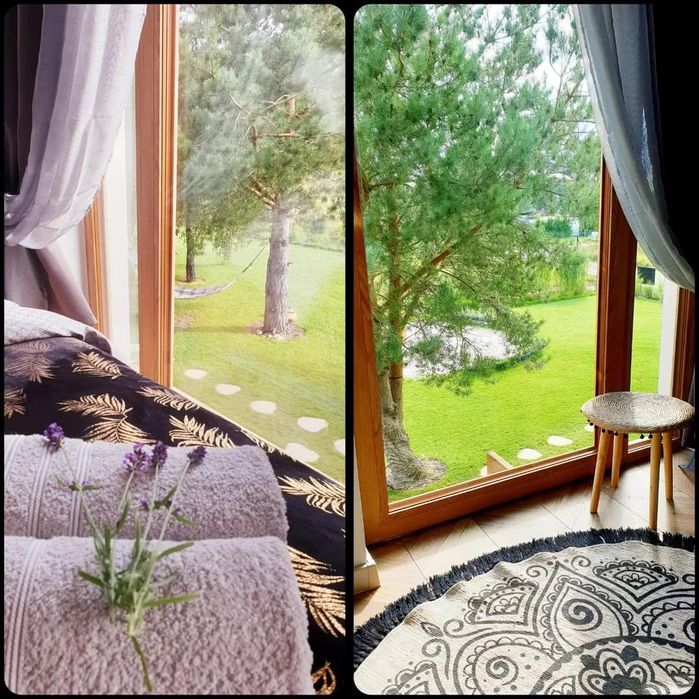 Domek na Święta  Kominek Sauna Balia jacuzzi LUBIATOWO morze