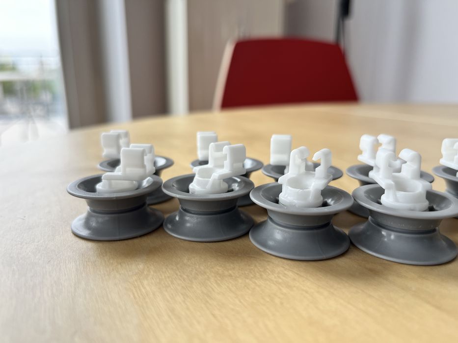 Kółka do górnego kosza zmywarki Siemens / Bosch