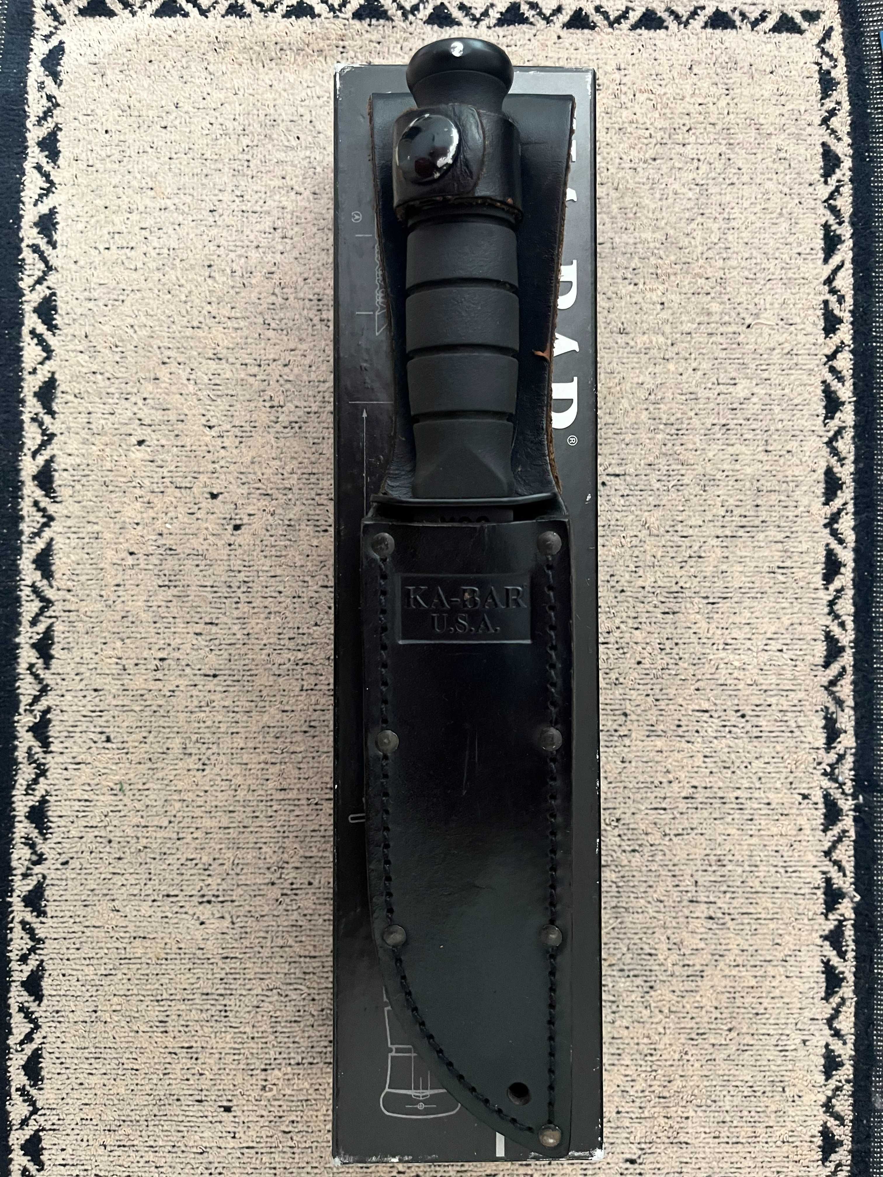 nóż Ka-bar 1256 short black