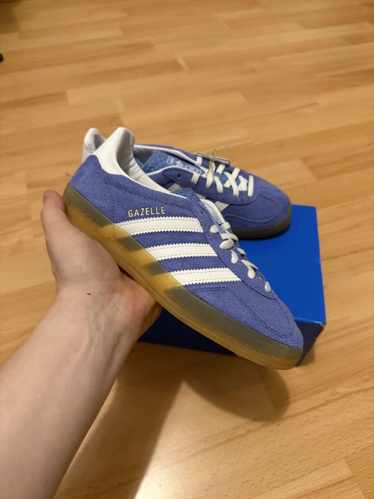 Adidas Gazelle Indoor Blue Fusion Gum 36 2/3