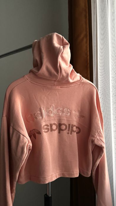 Жіноче вкорочене кроп худі Adidas