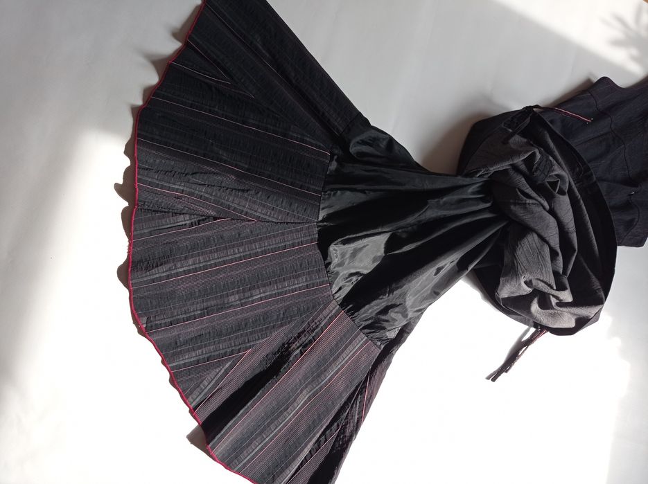 Французское джинсовое платье в пол. М размер.