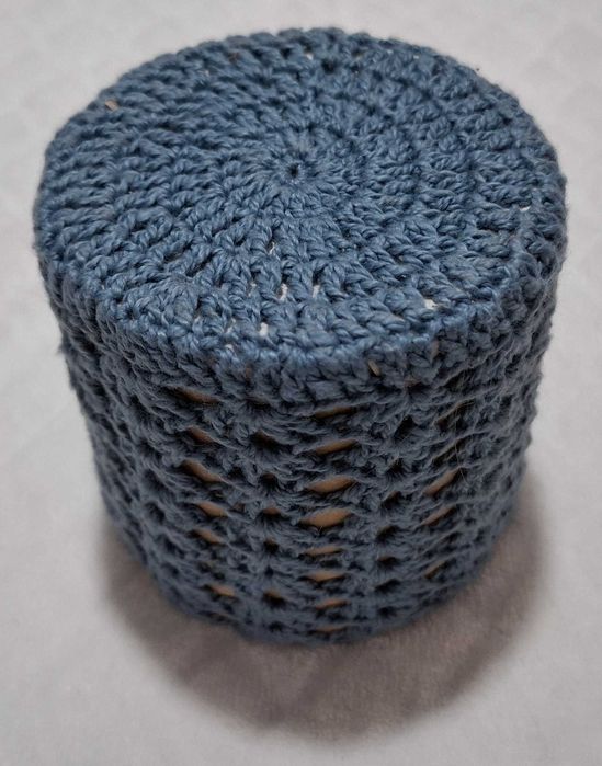 Pojemnik na długopisy, kredki, 9x8,5cm, praca plastyczna (Handmade)