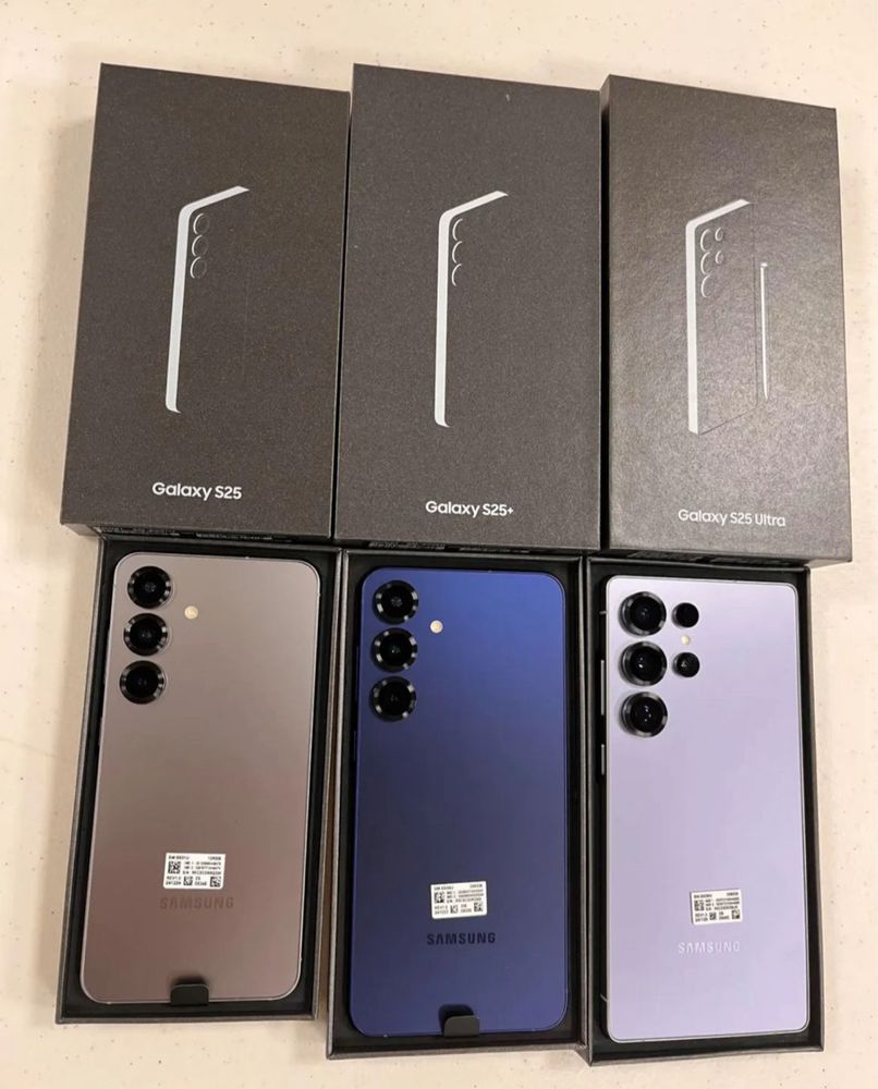 Samsung S25 Ultra , S25 , S25 + 12/256 12/512