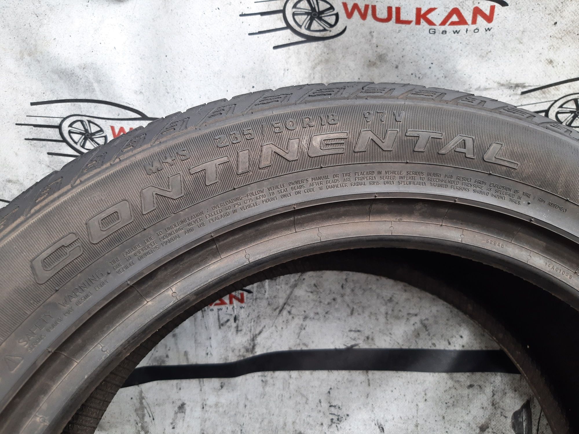 2x 235/50r18 97V Continental CrossContact LX Sport