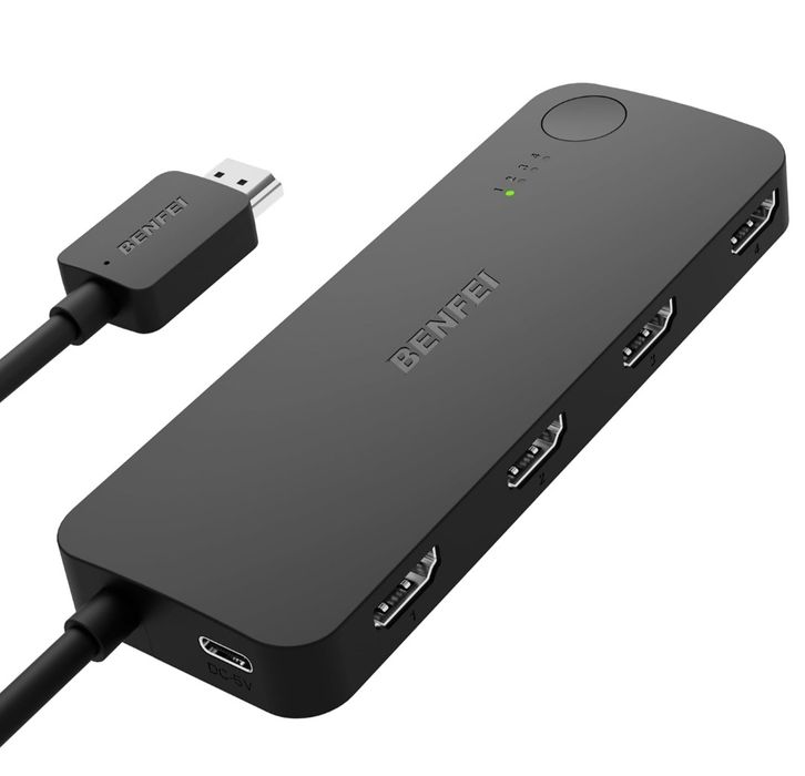 Przełącznik HDMI BENFEI 4 wejścia 4K