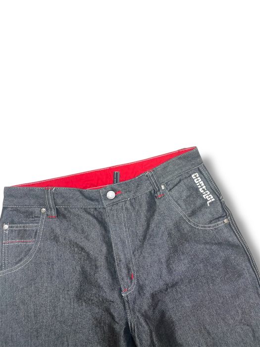 Широкие реп джинсы y2k opium sk8