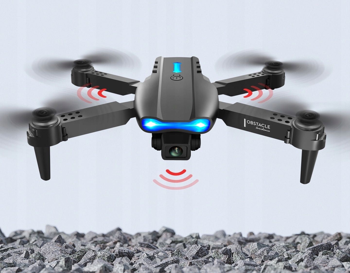 DRON PRO FULL HD WIFI Zasięg 45min Bez zezwolenia Zawis Model 2024