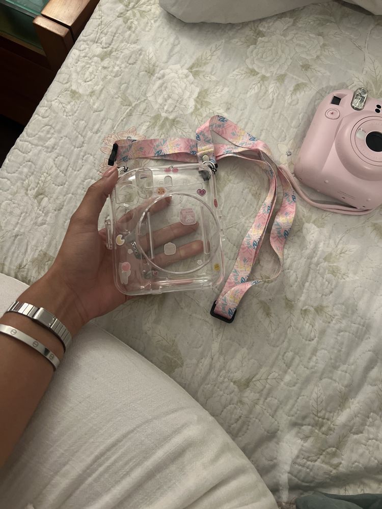 Instax Mini 12 Rosa – Semi nova + case