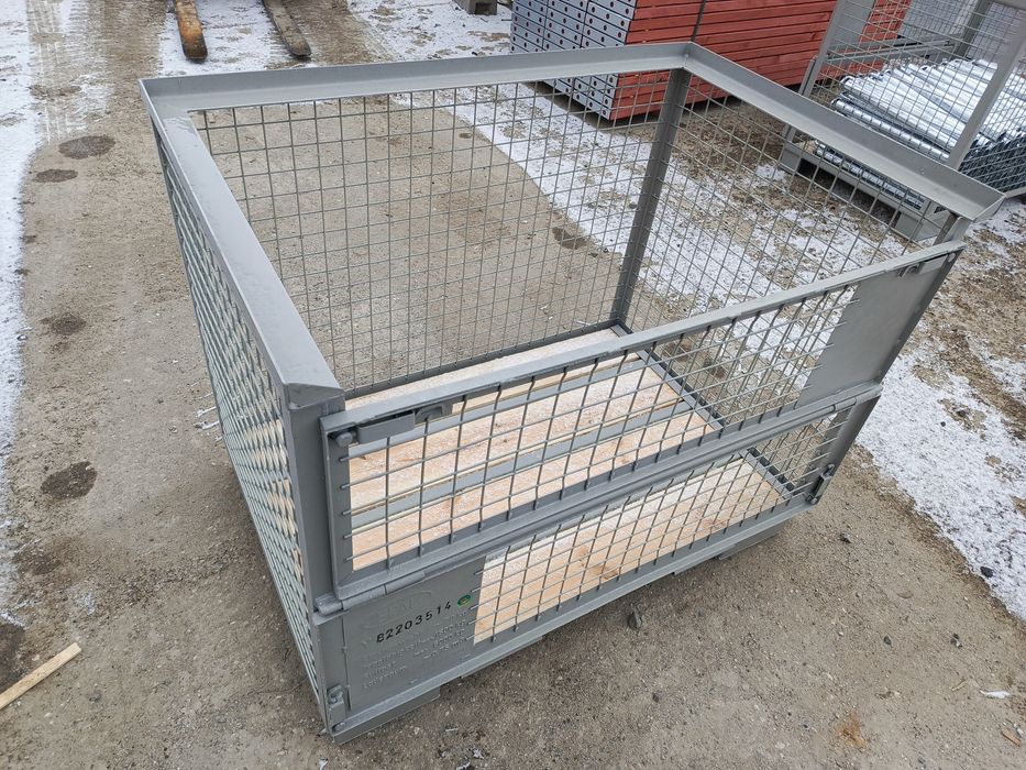 NOWE Gitterbox gitterboxy paleta skrzyniowa  UIC  EPAL paleta siatkowa