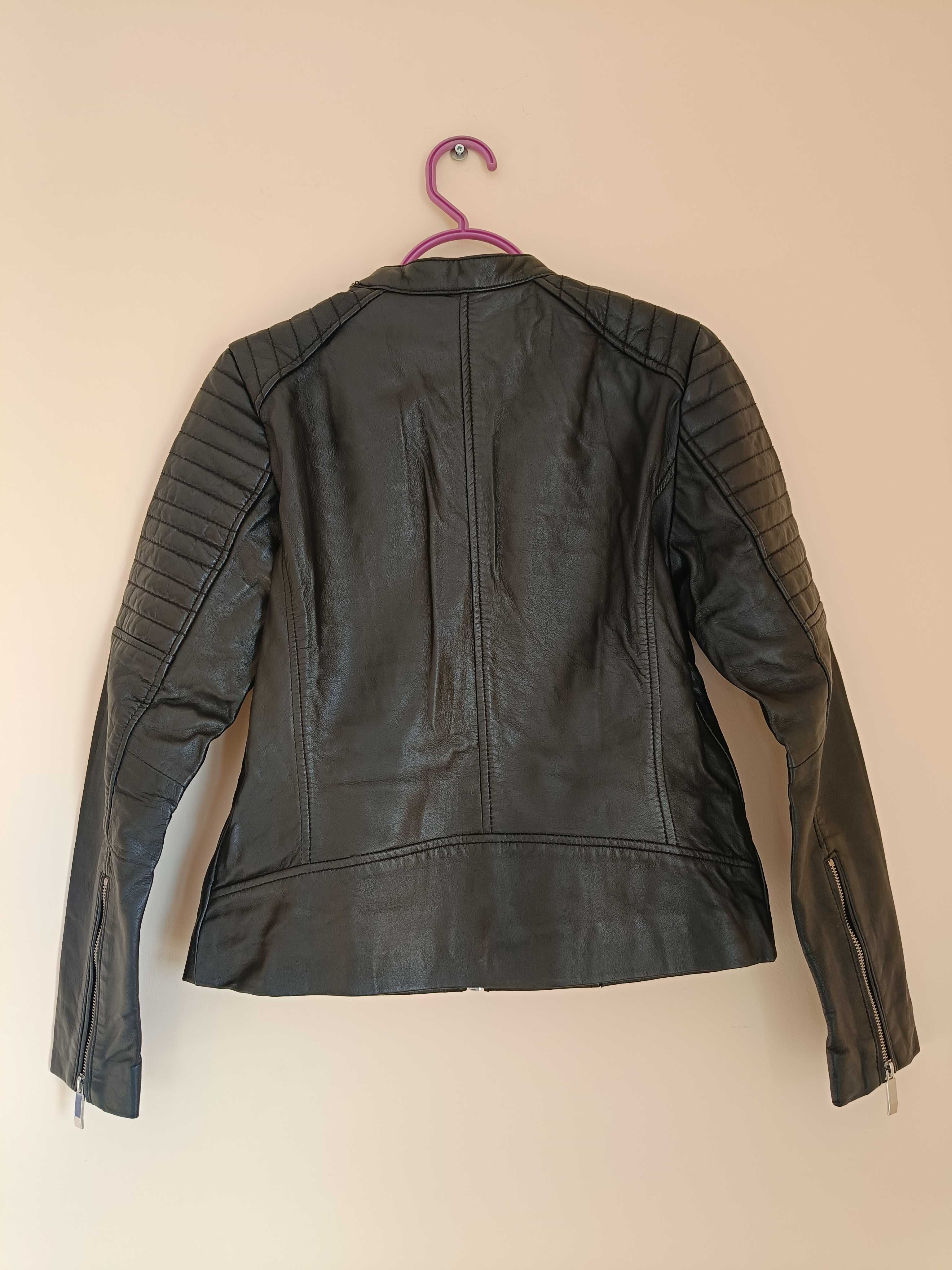 Kurtka skórzana biker M