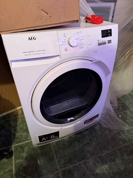 Máquina de secar roupa Bomba de calor de 8 kg AEG série 7000