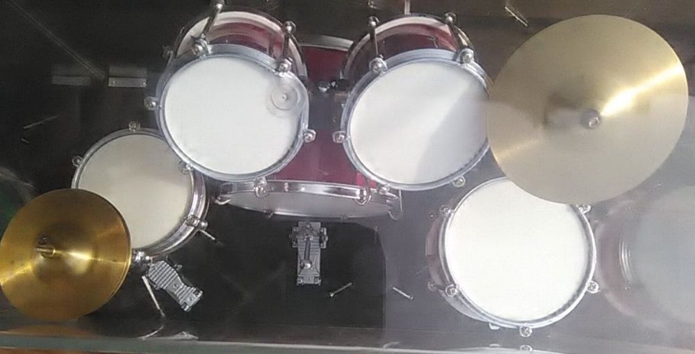 Bateria 7 Peças (Caixa em Acrílico) Novo