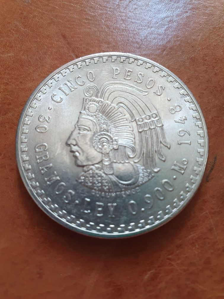 5 peso 1948 meksyk