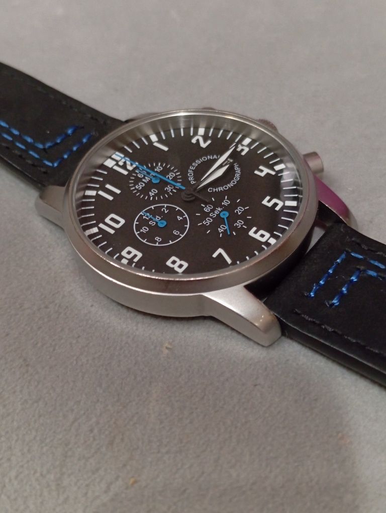 Zegarek niemiecki mechanizm Miyota pilot field