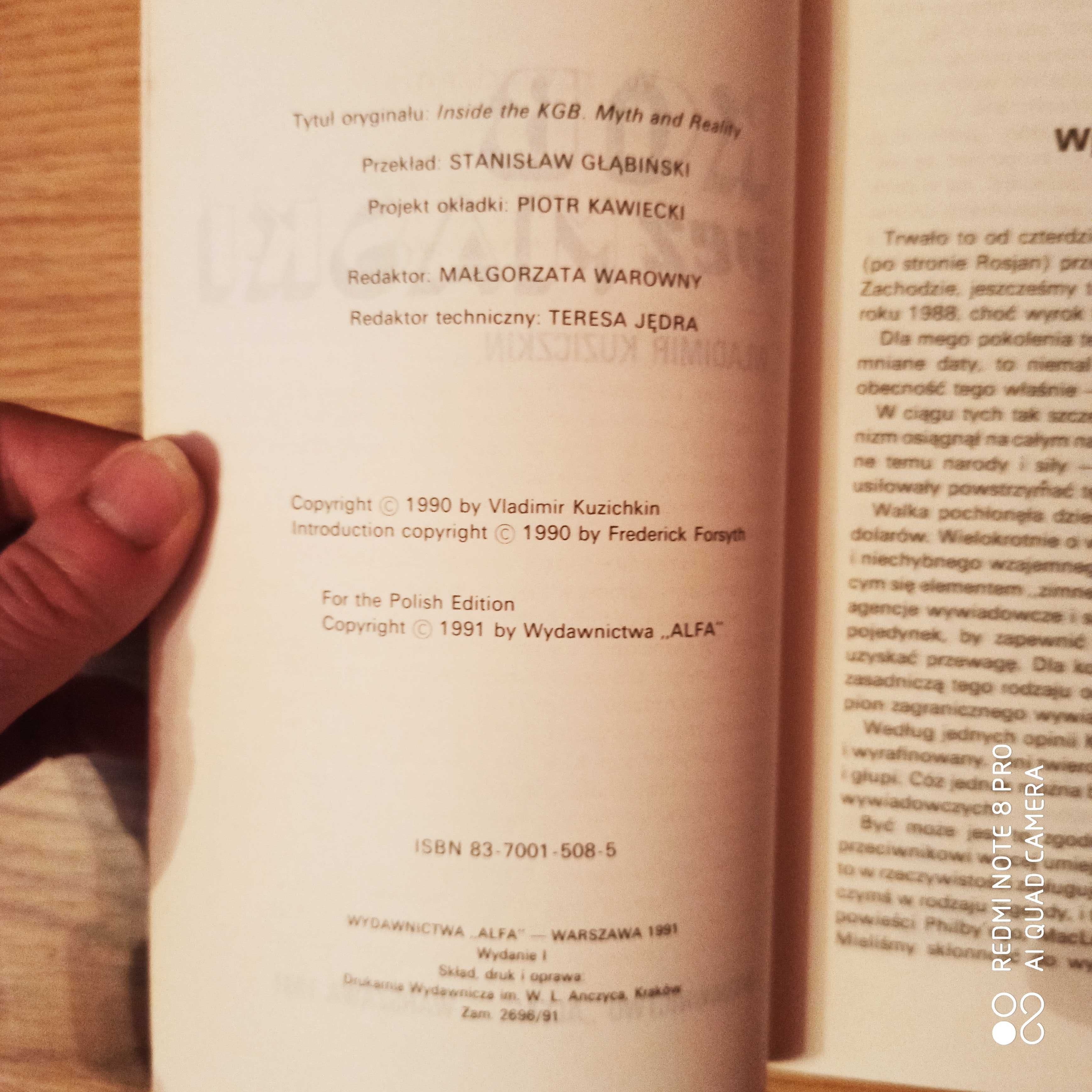 Książka KGB bez maski