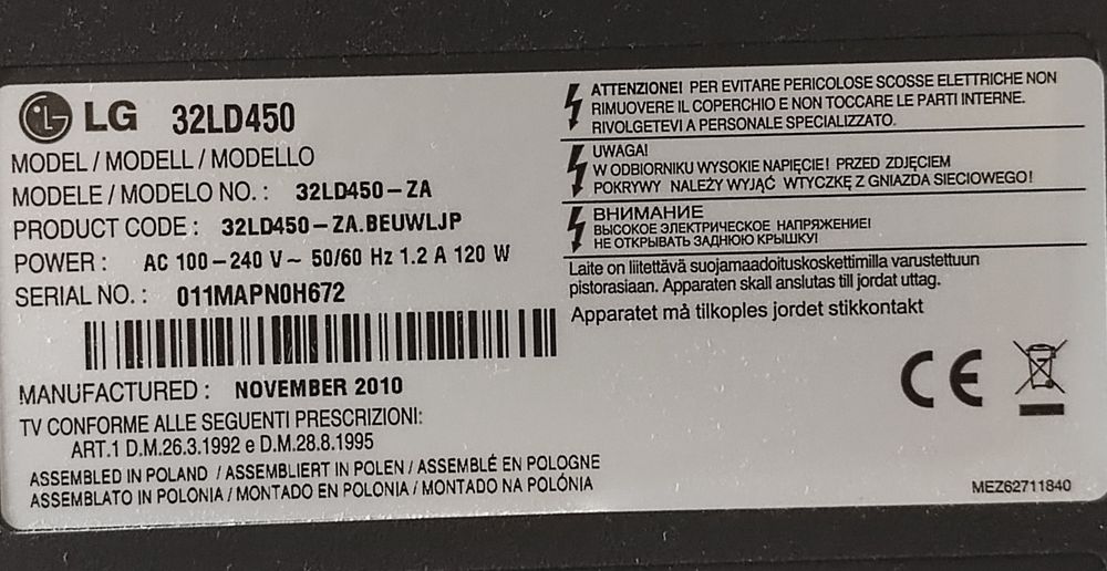 Telewizor LG 32 cale