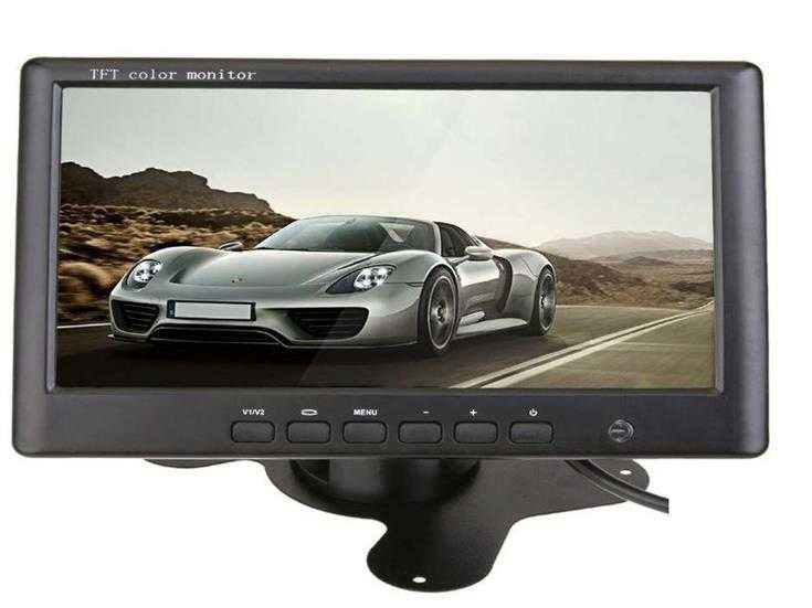 Monitor LCD de Estacionamento com 7 polegadas + câmara traseira