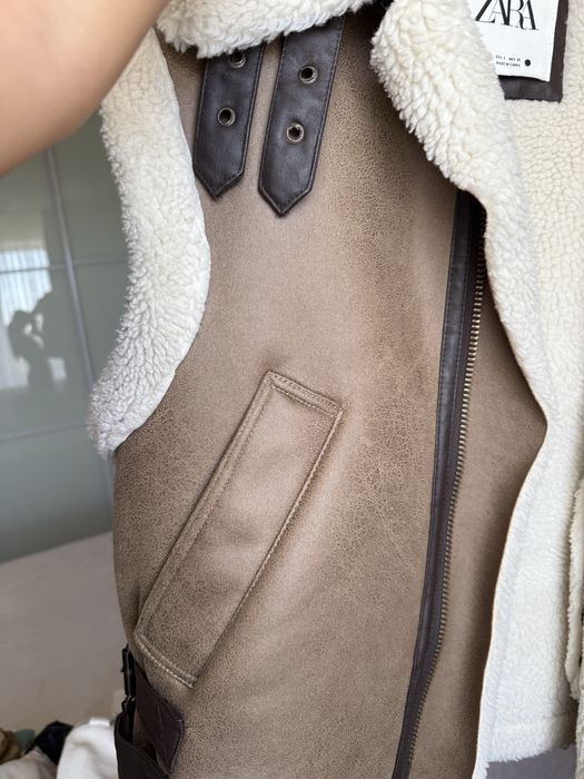Жилет Zara дублянка жилетка