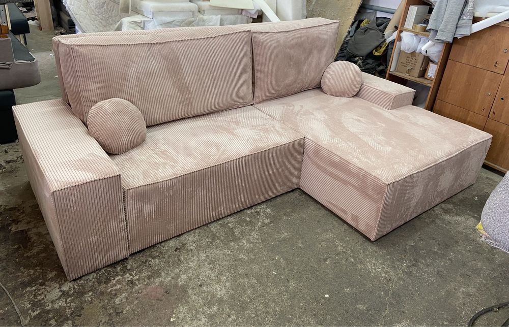 Narożnik sztruks 2 pojemniki producent dostawa cała Polska