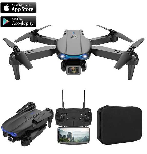 Дрон з камерою E99 Pro Gravity Max Black Міні дрон з 4K HD WiFi FPV