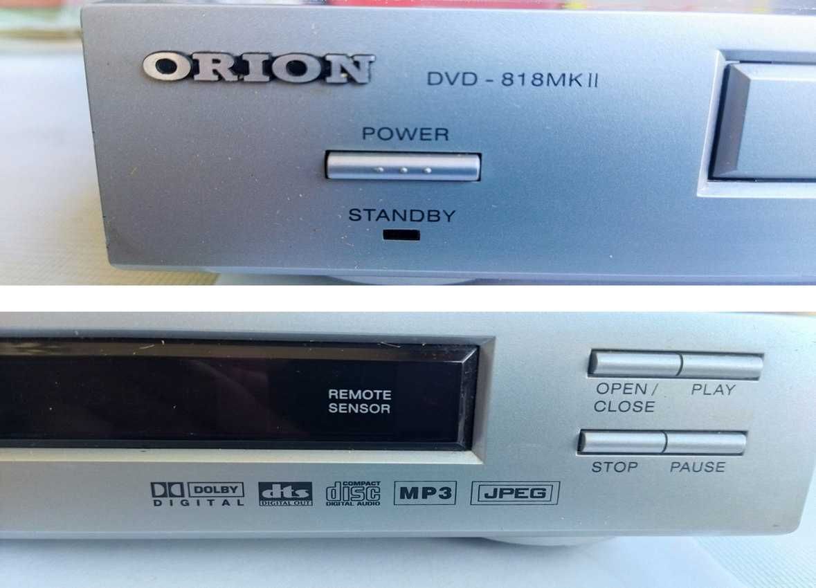DVD-плеєр Orion DVD-818MK II(на запчастини)+дистанційний пульт