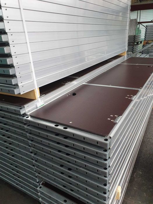 Rusztowanie aluminiowe 150m2 6x24 typ Plettac P70 lekkie nowe Pletak