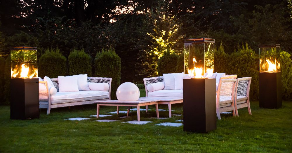 Planika Lighthouse kominek tarasowy ogrodowy na gaz- DOSTĘPNY OD RĘKI