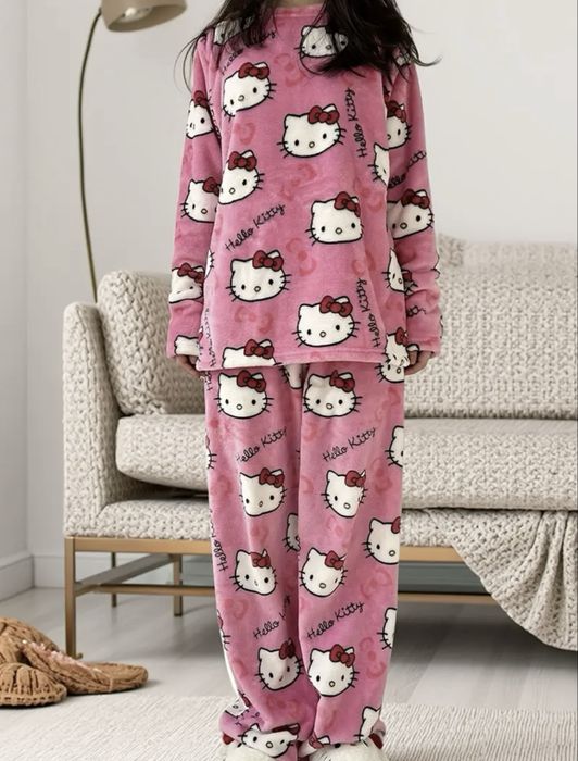 Піжама тепла зимова hello kitty